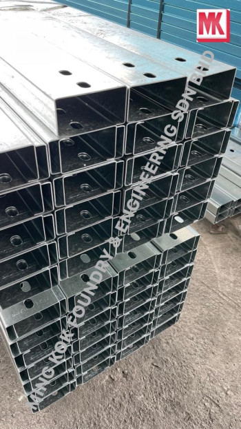 GAMBARAN C PURLIN WITH HOLE SEDIA ADA DI KILANG BOLEH DAPATI PELBAGAI SIZE DAN KETEBALAN