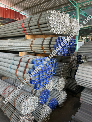 GAMBARAN PIPE GALVANISED TAHAN KARAT PELBAGAI SIZE DAN KETEBALAN YANG SEDIA ADA DI MINGKOK FOUNDRY